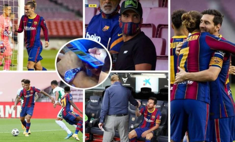 Las imágenes que dejó la victoria del FC Barcelona (1-0) contra el Elche para conquistar el Trofeo Joan Gamper en el Camp Nou.