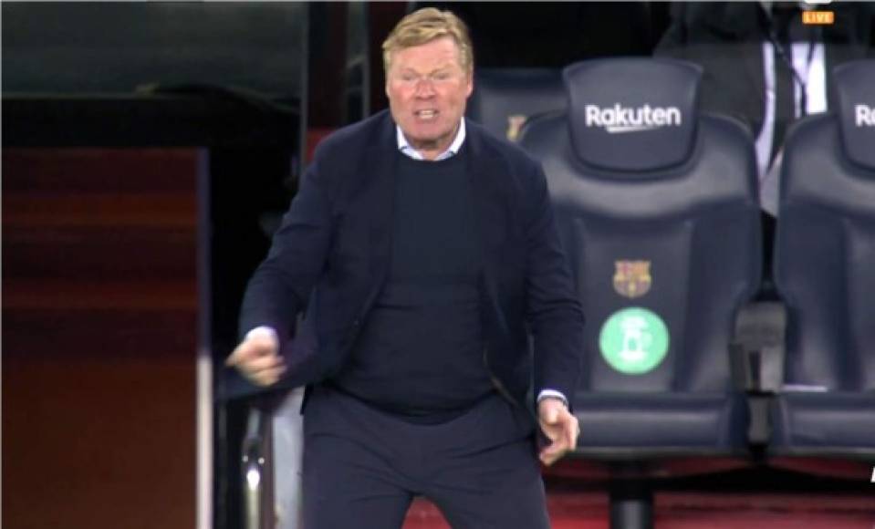 Las cámaras de televisión captaron a un muy enfadado Ronald Koeman con Óscar Mingueza. Con 3-2, el defensa tiró un caño a Take Kubo en situación defensiva para salir a la contra. Se fue hacia adelante y el entrenador se desesperó, le gritó duro al jugador en mitad de la jugada, Mingueza antes de que terminara se detuvo mirando al banquillo. <br/><br/>La cámara captó al holandés fuera de sí, explicándole que siendo tercer central no podía irse con esa alegría arriba.