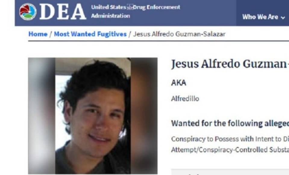 Jesús Alfredo, de 35 años, está en la lista de los criminales más buscados por la Administración para el Control de Drogas de Estados Unidos, DEA.