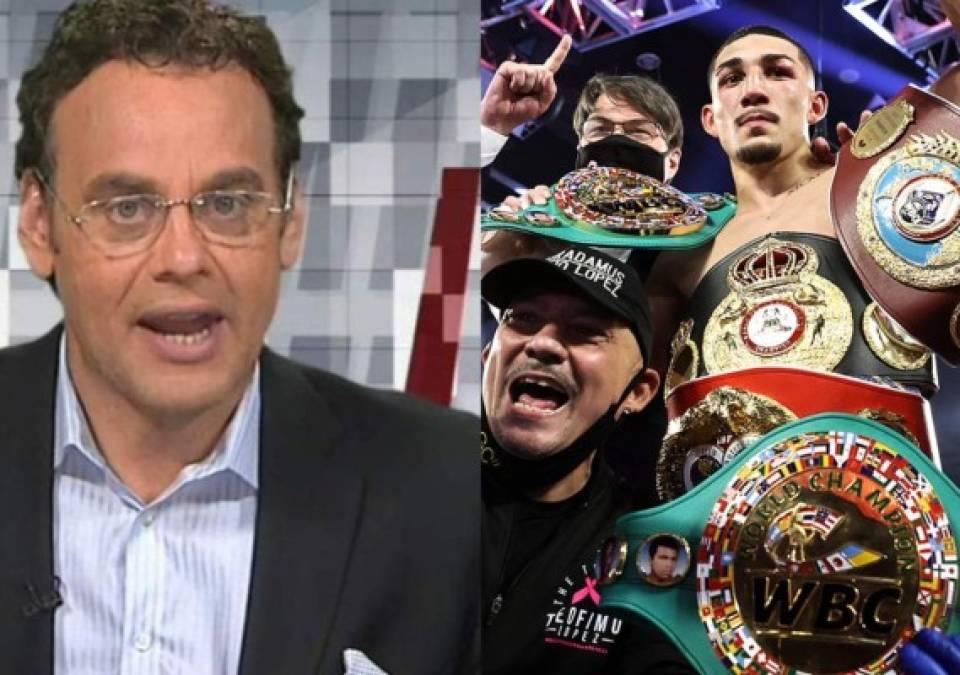 Fiel a su estilo, el periodista David Faitelson de la cadena ESPN ha causado revuelo al dejar polémicos mensajes sobre el triunfo de Teófimo López sobre Lomachenko que lo acredita como el rey del peso ligero.