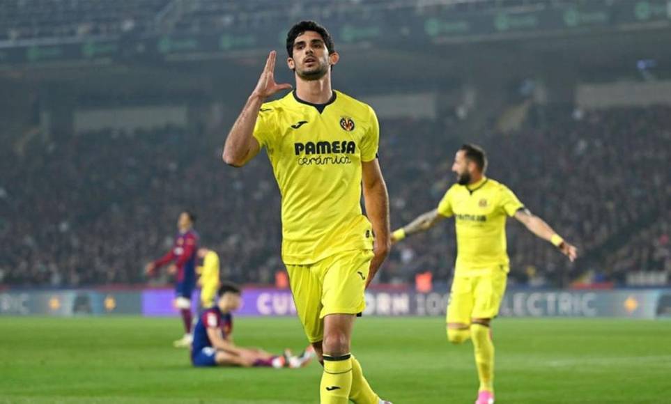 El portugués Gonçalo Guedes marcó el gol del empate 3-3 del Villarreal contra el Barcelona.