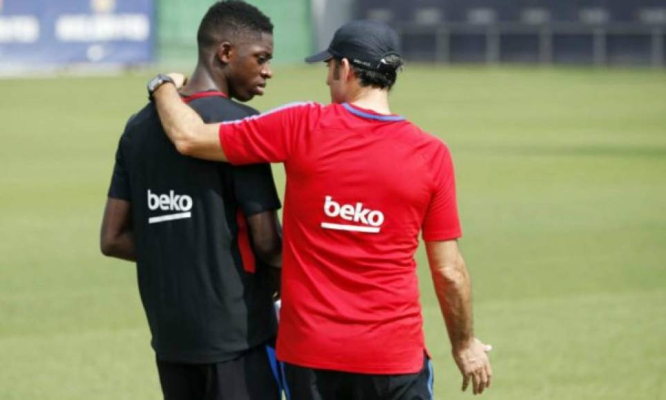 El entrenador Valverde castigó la semana pasada a Dembélé al dejarlo fuera de convocatoria luego de que el delantero francés llegó tarde a uno de los entrenamientos.