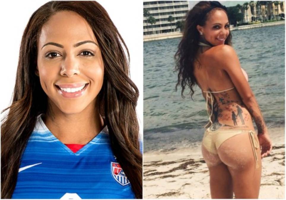 Sydney Leroux. Bella delantera que fue titular con Estados Unidos que se consagró campeona del mundo en la Copa Mundial Femenina de Fútbol Sub-20 de 2008 realizada en Chile, en la que ganó el Botín de Oro y Balón de Oro.