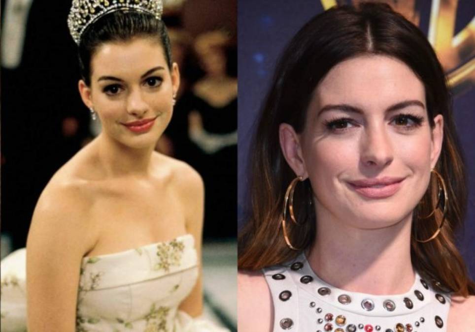 Anne Hathaway - la princesa Mia Thermopolis<br/><br/>Desde su participación en las dos películas de la historia, Anne ha ganado un Óscar a mejor actriz en 'Los Miserables', además de participar en varios éxitos de taquilla como 'El diablo viste a la moda', 'Batman: The dark knight rises', 'Interestelar' o 'Ocean's 8' por mencionar algunas.<br/><br/>La actriz, que pronto cumplirá 36 años, se casó con Adam Shulman en 2012, con quien tuvo a su primer hijo, Jonathan Rosebanks Shulman, en 2016.<br/>