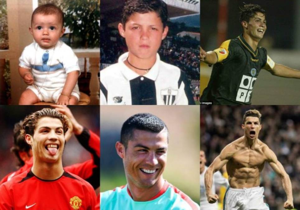 Cristiano Ronaldo a sus 33 años firmó con la Juventus y haremos un repaso a sus fotos desde que era un pequeño.