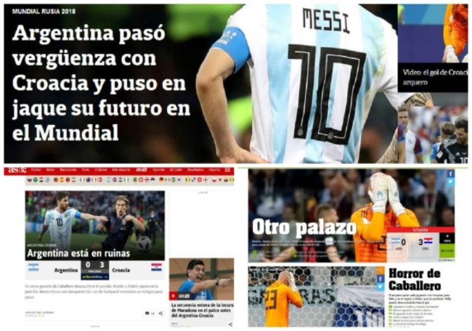 "Lionel Messi está en el ojo del huracán tras perder contra Croacia."