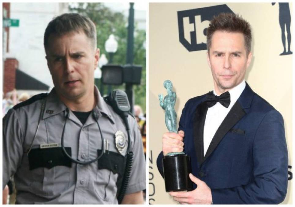 MEJOR ACTOR DE REPARTO<br/><br/>Sam Rockwell- Tres Anuncios por un Crimen<br/><br/>Rockwell, que nunca ha sido nominado a pesar de sus aclamados roles en películas como 'Conviction', podría ganar por su papel como un policial racista en el drama oscuro de Martin McDonagh.<br/><br/>El actor viene de una buena racha de triunfos en esta temporada de premios, ganó el Globo de Oro, el Critics' Choice y el SAG en la misma categoría.<br/>