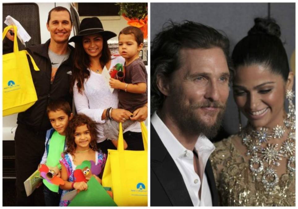 Matthew McConaughey no tiene más ojos que para su esposa Camila Alves y sus tres hijos: Levi, Vida y Livinsgton. Para el actor no hay nada más importante que su hermosa familia. ¡Es un súper papá!