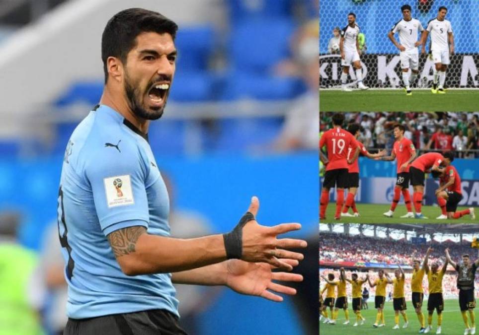 Ya hay cinco selecciones clasificadas a octavos de final del Mundial de Rusia 2018 y seis eliminadas.