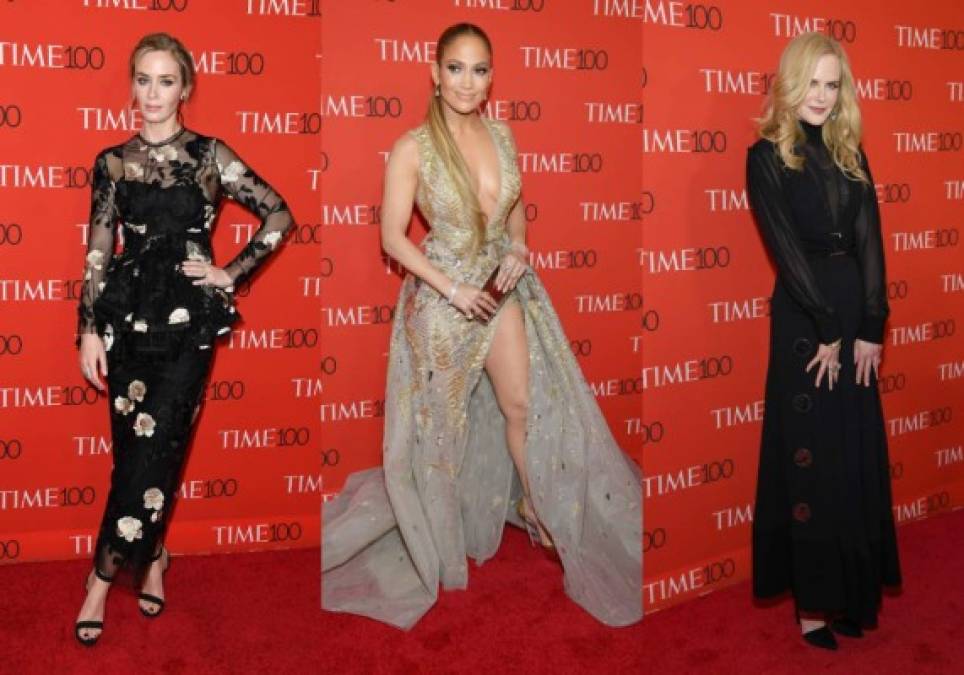 Los más influyentes del 2018 fueron honrados en una gala celebrada este martes en Nueva York, donde las estrellas como Nicole Kidman, Emily Blunt o Jennifer López se robaron las miradas.<br/>