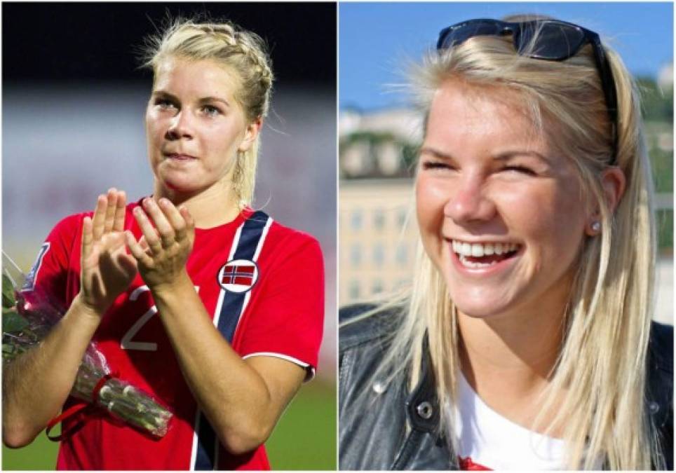 Ada Hegerberg. Delantera de Noruega de 19 años.