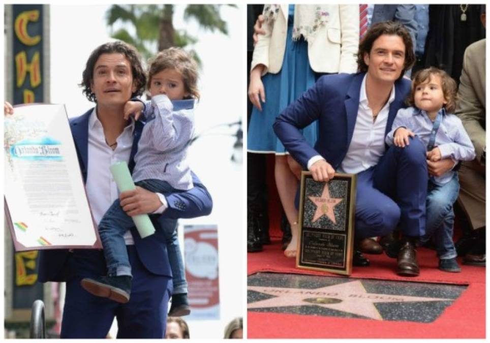 El galán inglés Orlando Bloom es papá del pequeño Flyn, producto de su relación con la modelo Miranda Kerr.