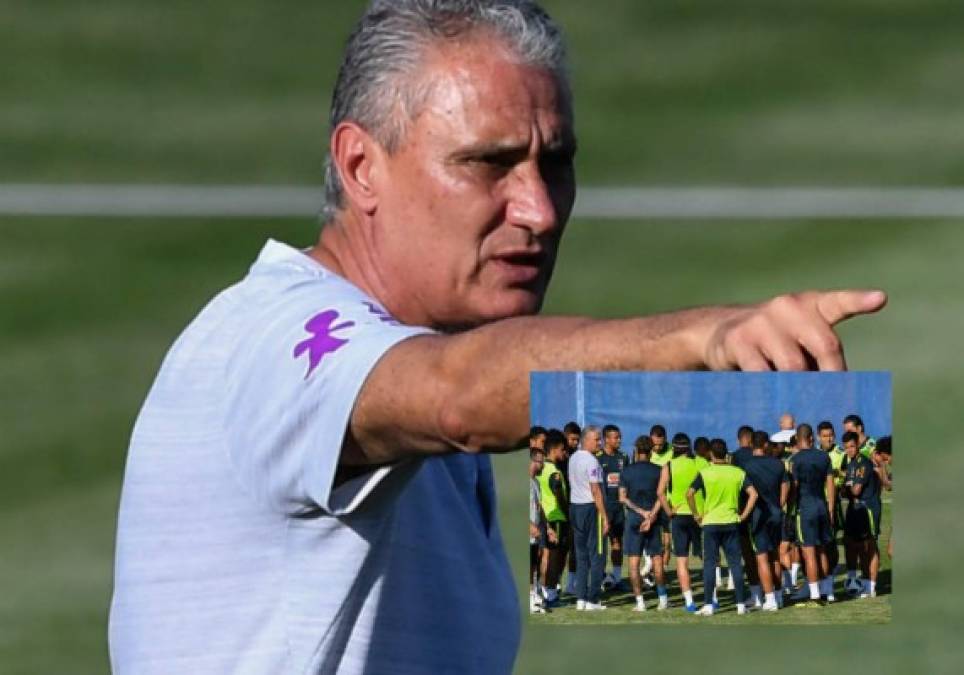 Tite, el entrenador de Brasil, confirmó el once que mandará contra Costa Rica.