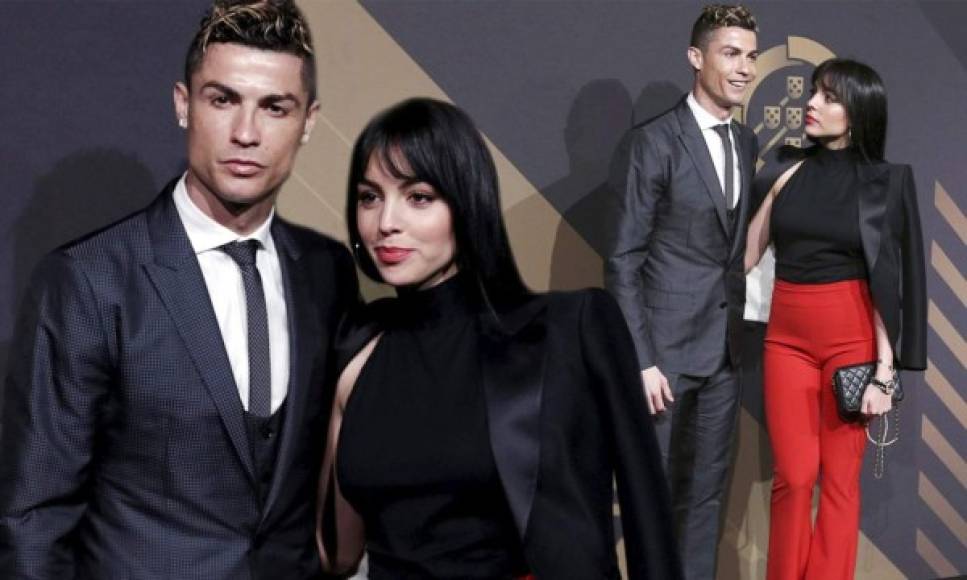 Georgina Rodríguez acompañó recientemente a Cristiano Ronaldo a recibir el premio Quina de Oro a mejor jugador portugués del año 2017.