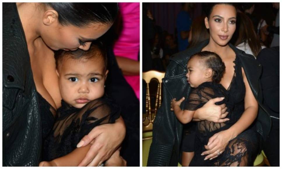Kim Kardashian junto a su hija North West en unas tiernas instantáneas.