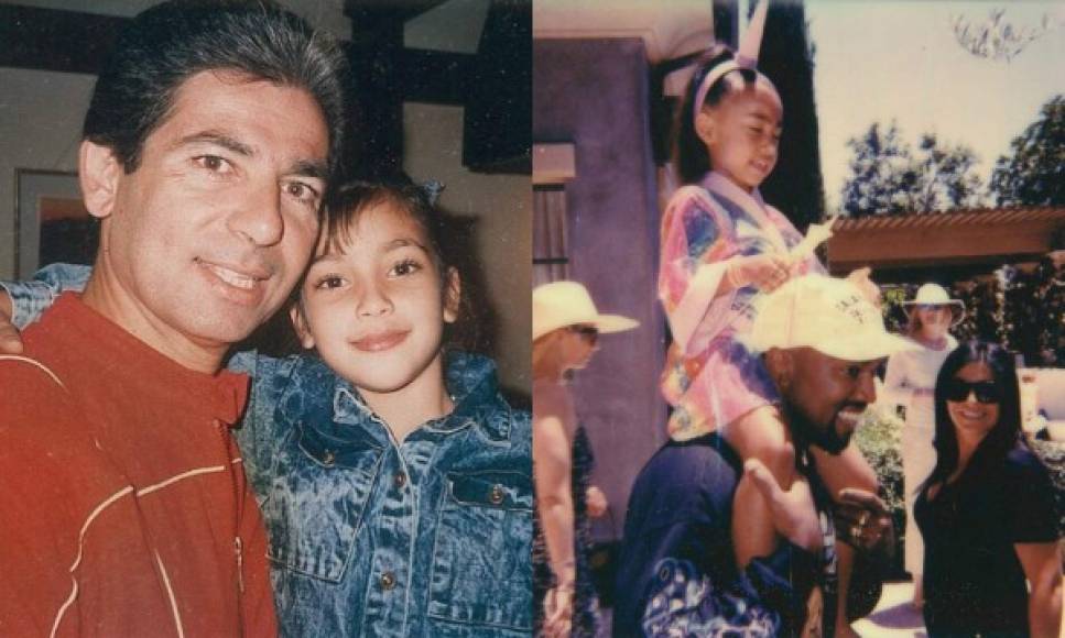 Kim Kardashian fue otra famosa que hizo una doble dedicación, primero a su fallecido padre Robert Kardashian y la segunda al padre de sus tres hijos, Kanye West.<br/><br/>Recordando a su padre con una foto de su infancia la famosa escribió'Sé que estoy publicando esto temprano, pero esta noche pesas tanto en mi mente. Feliz día del padre para el mejor papá del mundo. Te extraño mucho papá ✨' <br/><br/>Para el rapero dedicó elogios con una foto de este con su hija mayor, North '¡Gracias por ser tan buen padre para nuestros bebés! ¡Un grito por todos los maravillosos papás que hay! 💕'<br/>