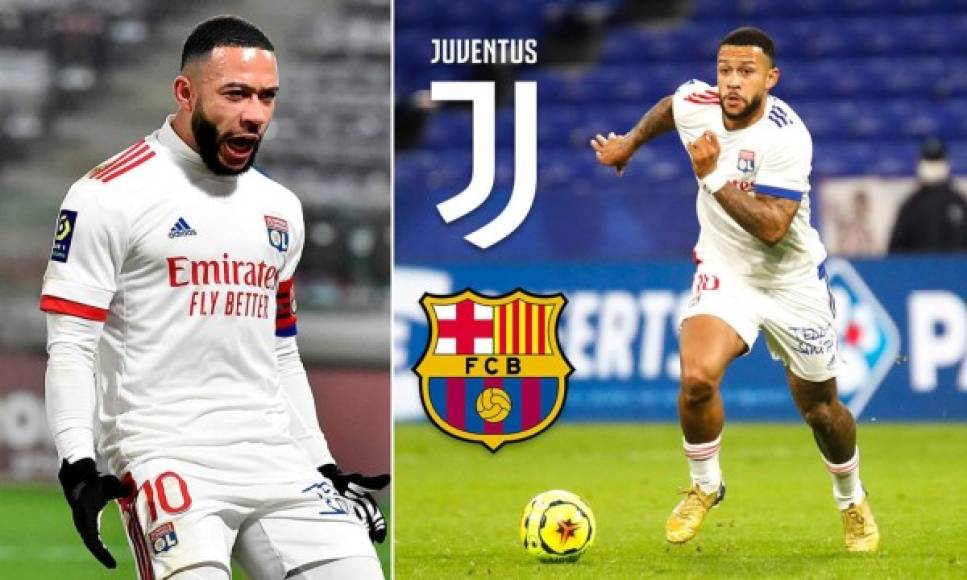 Memphis Depay sin duda será uno de los nombres que sonará en este mercado de invierno. Al interés del Barcelona, le han salido otros pretendientes el crack holandés. <br/><br/>La situación contractual del jugador del Olympique de Lyon levanta intereses y 'France Football' informa que desde la Serie A hay varios equipos que intentarán su fichaje. Juventus, Milan e Inter se han sumado a la puja.