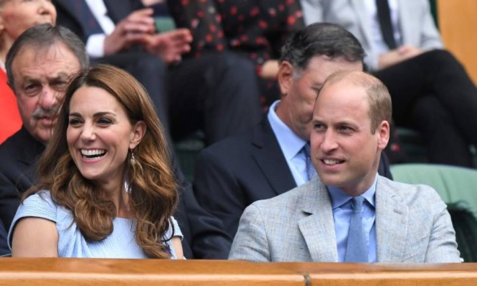 Kate Middleton, una fanática del tenis desde mucho antes de ser parte de la realeza, estuvo acompañada por su esposo, el príncipe William.