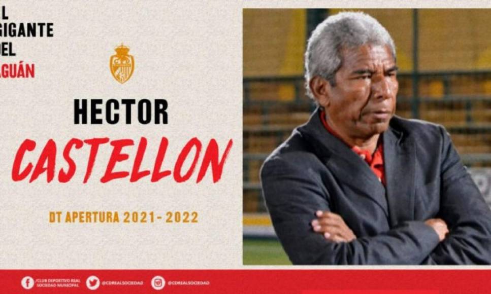 La Real Sociedad de Tocoa confirmó la continuidad del entrenador Héctor Castellón.