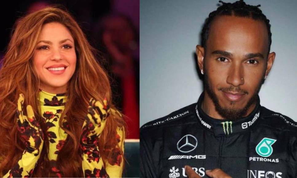 Según reportes, Shakira observó a Lewis Hamilton en la competición y luego decidieron ir a cenar..