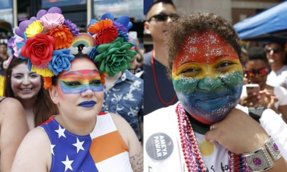 Miles de participantes celebraron por 48º año consecutivo el desfiel del Orgullo Gay.