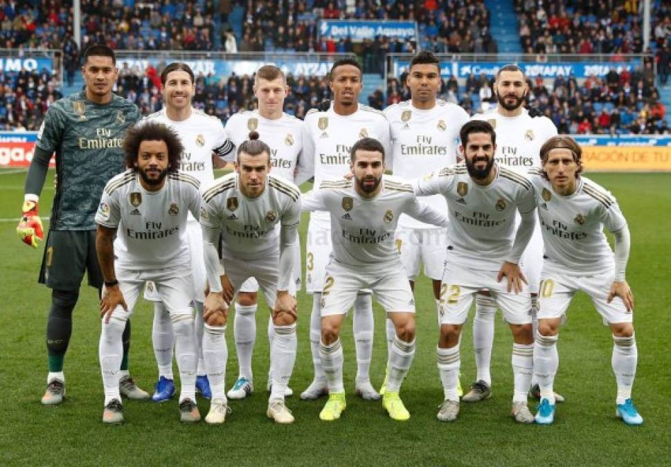 El 11 titular que mandó Zidane contra el Alavés. Varios cambios en la alineación del Real Madrid.