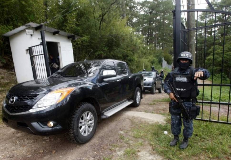 Héctor Emilio Fernández fue capturado en su residencia en El Hatillo de Tegucigalpa.