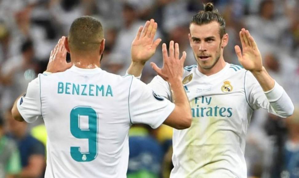 Gareth Bale y Benzema fueron los anotadores en la victoria del Real Madrid, el galés anotó un doblete.