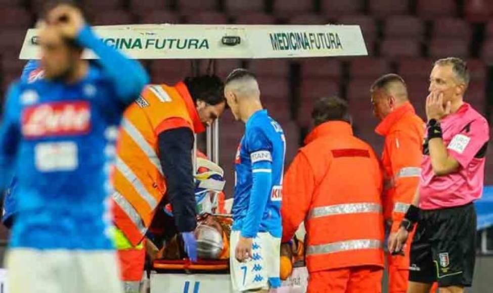 David Ospina inmediatamente recibió la asistencia médica y tuvo que ser llevado de emergencia a un hospital.