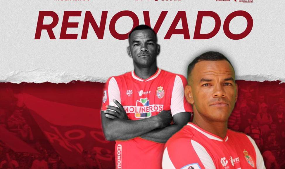 La Real Sociedad de Tocoa anunció la renovación de contrato por un año del atacante Rony Martínez.