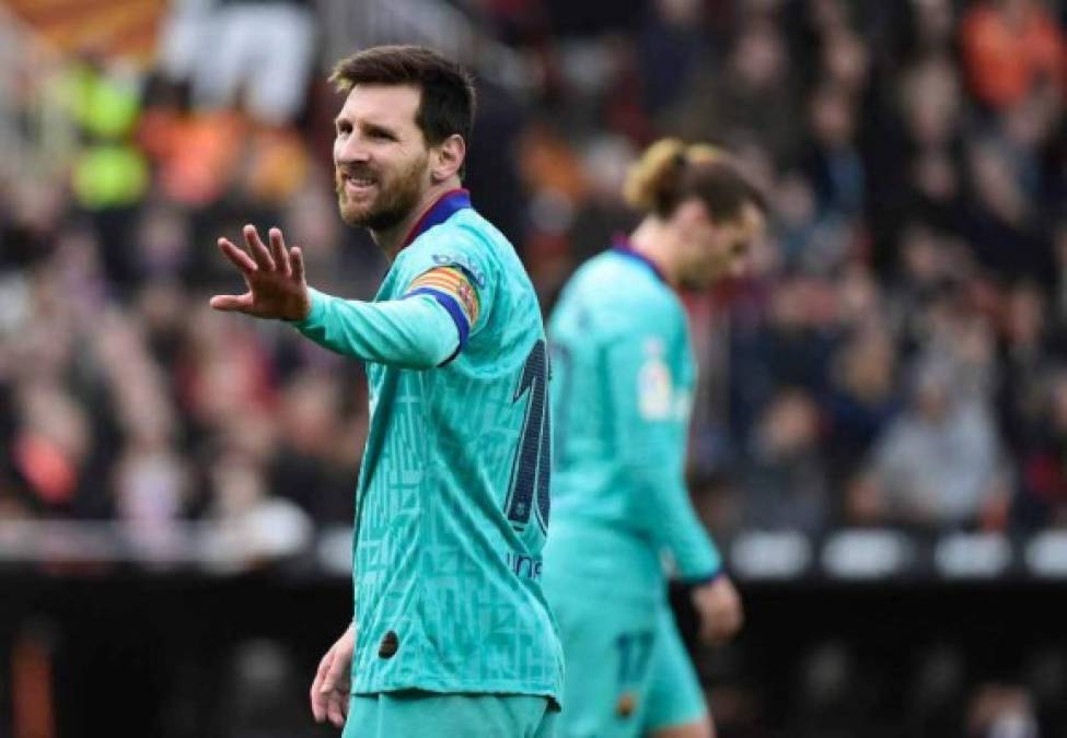 Lionel Messi: El astro argentino está lejos por ahora de los primeros lugares por la lucha de la Bota de Oro. El atacante del FC Barcelona cuenta con 14 goles, por lo que tiene 28 puntos.
