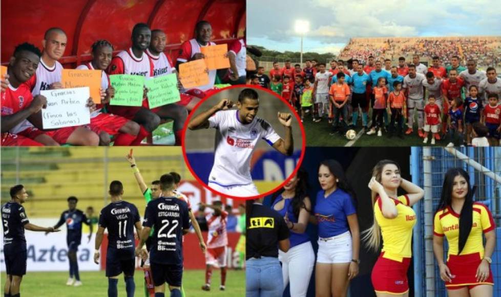 Las imágenes que dejaron los partidos de la sexta jornada del Torneo Apertura 2019 de la Liga Nacional del fútbol hondureño.