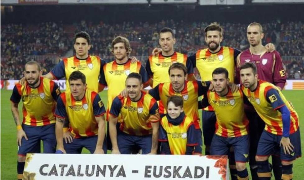Si Cataluña se independiza de España la selección nacional catalana contaría con figuras reconocidas del fútbol mundial y la mayoría militan actualmente en la Liga Española.