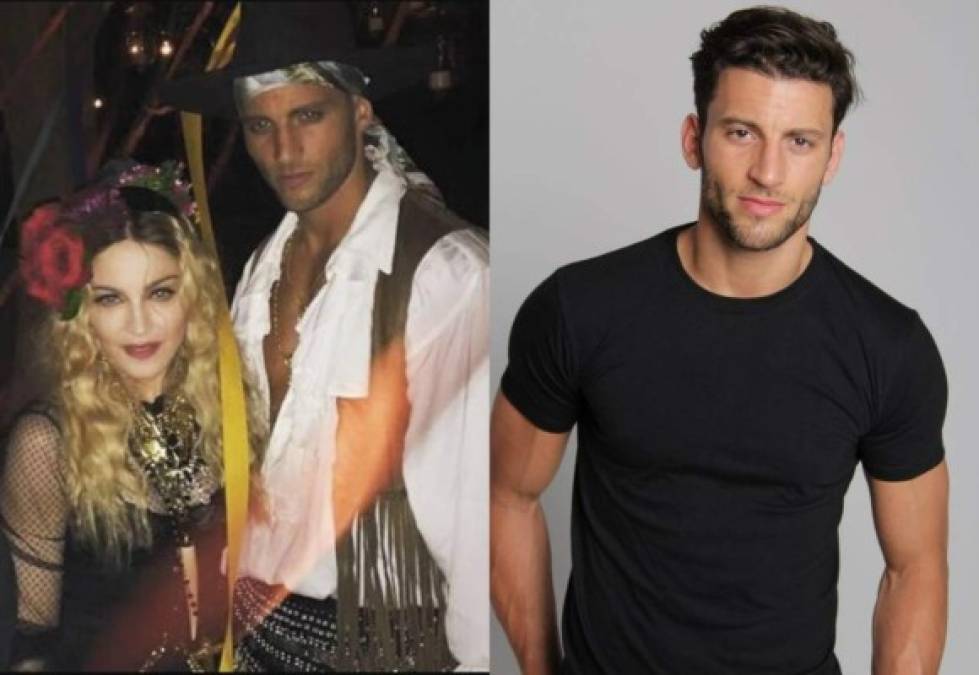 Kevin Sampaio- 2017<br/><br/>La última conquista de Madonna fue el modelo portugués de 30 años, a quien besa en la boca en su video 'Bitch, I’m Madonna'. <br/><br/>Se dice que el joven vive con ella en su mansión en Lisboa, Portugal, donde reside para apoyar la carrera futbolística de su hijo adoptado, David.<br/>