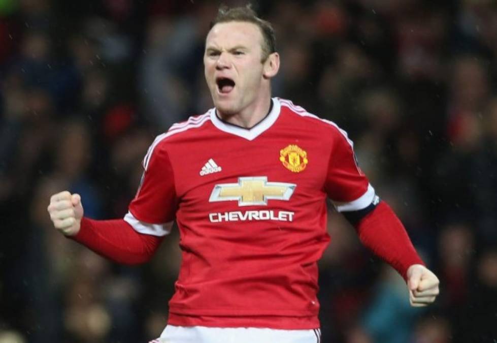 6- El delantero inglés Wayne Rooney del Manchester United. De los más destacados en una temporada irregular.