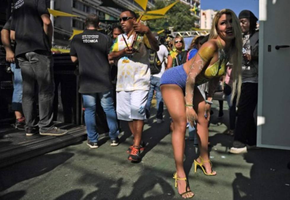 Las brasileñas se robaron el show en las chicas del día de Mundial. Foto AFP