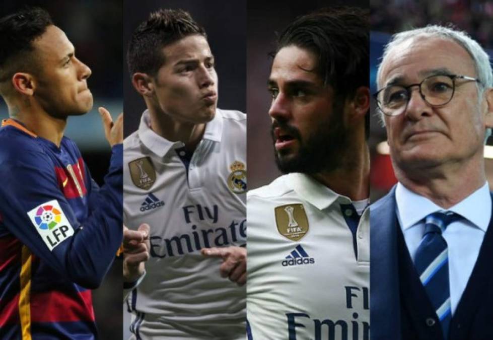 El Barcelona amenaza con fichar a crack del Real Madrid y podrían perder a Neymar, futuro de James puede tomar un giro inesperado, Claudio Ranieri con opciones de volver a dirigir al ser despedido y Emilio Izaguirre podría tener sus horas contadas en Escocia.