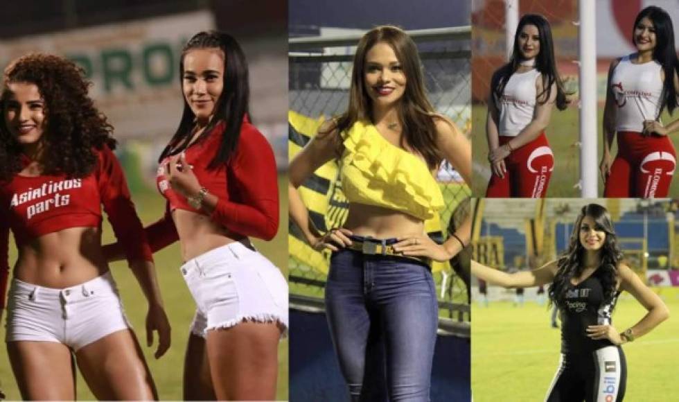 Ellas son las chicas que engalanaron la penúltima jornada en la Liga Nacional del fútbol hondureño.