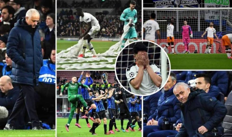Las imágenes más curiosas de la jornada de hoy en la Champions League con los partidos Tottenham-RB Leipzig y Atalanta-Valencia. Fotos AFP/EFE