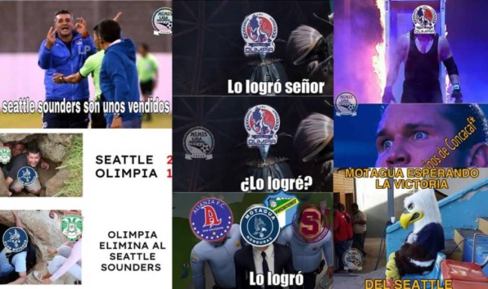 Los divertidos memes que dejó la clasificación de Olimpia a los cuartos de final de la Liga de Campeones de la Concacaf tras ganar en penales al Seattle Sounders. Se burlan de Motagua y de Diego Vázquez.