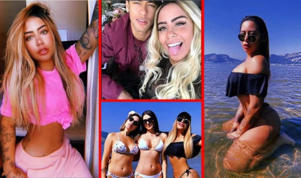 Ella es Rafaella, la popular hermana de Neymar que hace arder Instagram con sus explosivas fotos que ha publicado en las últimas horas y en las que sale con algunas amigas. El jugador brasileño se ha mostrado impactado.