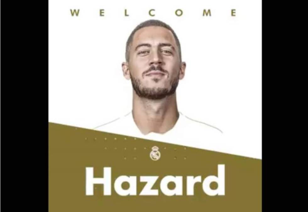 El Real Madrid hizo oficial este viernes el fichaje del internacional belga Eden Hazard para las próximas cinco temporadas, hasta el 30 de junio de 2024. El nuevo jugador blanco será presentado el próximo jueves. Según la prensa inglesa y española, el traspaso habría rondado los 100 millones de euros más otros 45 en variables.