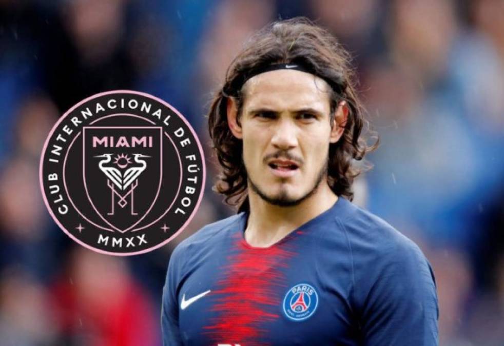 Edinson Cavani: El delantero uruguayo finaliza su contrato con el PSG en el 2020 y medios señalan que sería nuevo ariete del Inter Miami que tiene como socio a David Beckham.