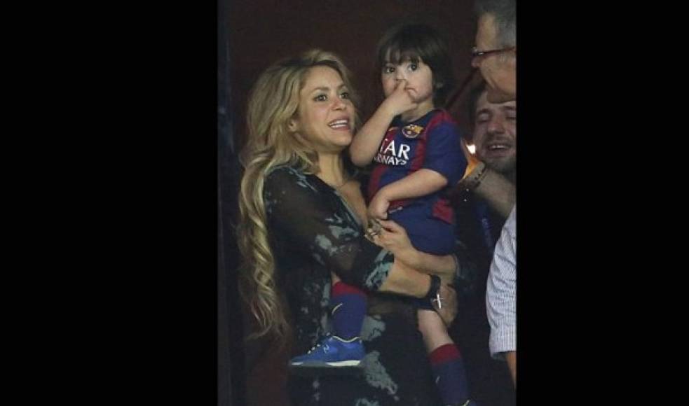 Shakira y Milan.