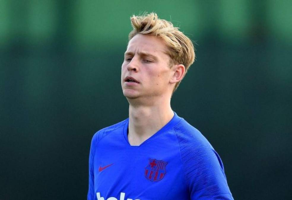 Frenkie de Jong: El holandés estará debutando con el Barcelona frente al Chelsa. Llega procedente del Ajax de Holanda.