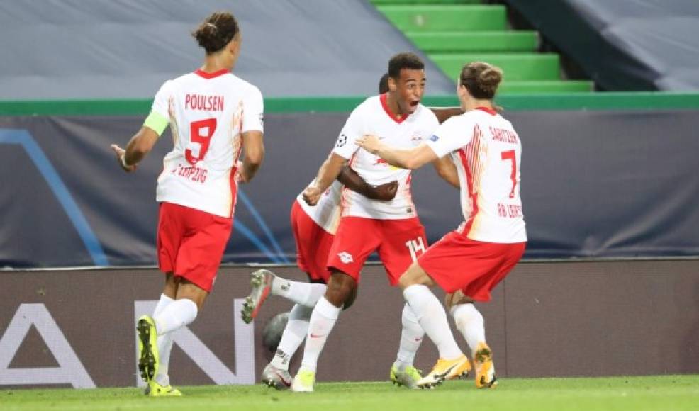 El estadounidense Tyler Adams marcó el gol para la victoria del RB Leipzig contra el Atlético de Madrid y así lo gritó.