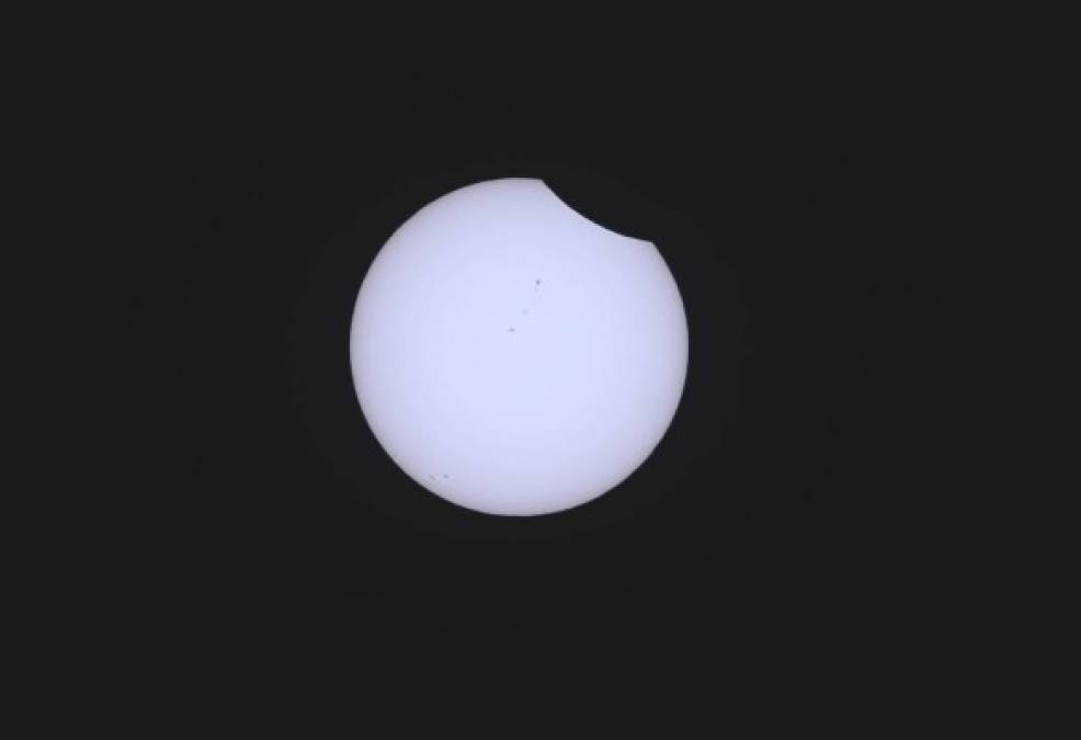 Eclipse total de Sol sobre la costa oeste de Estados Unidos