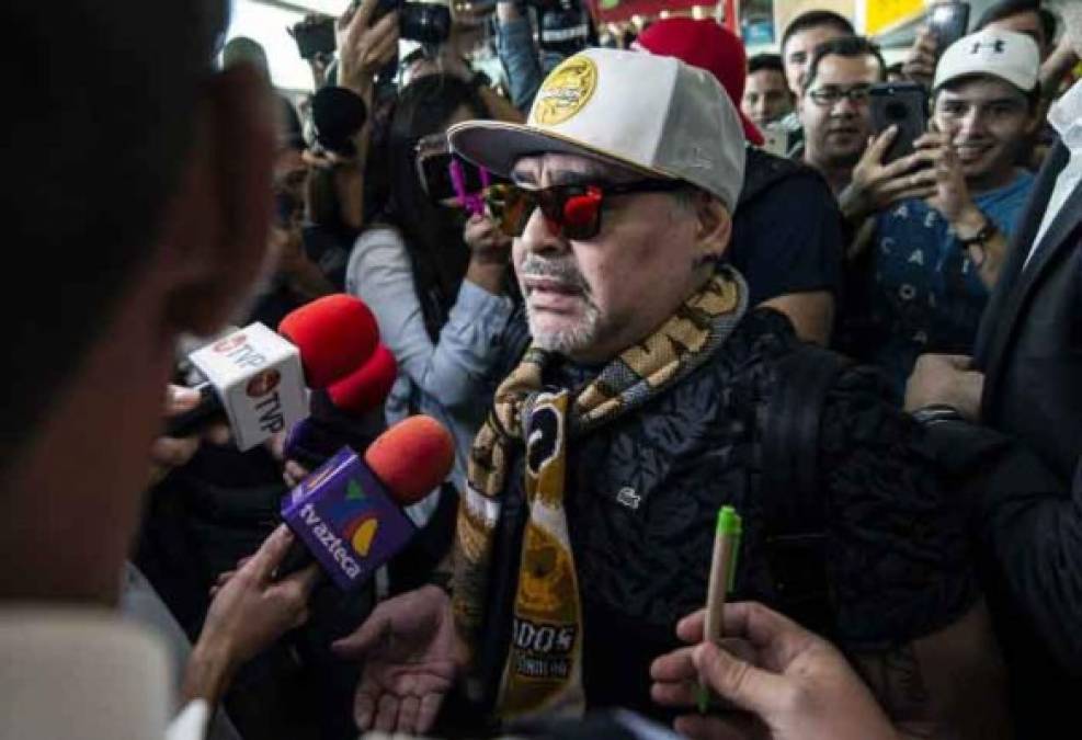 Diego Maradona arribó a México el pasado sábado 8 de septiembre y hoy ya se conoce el primer problema del argentino.