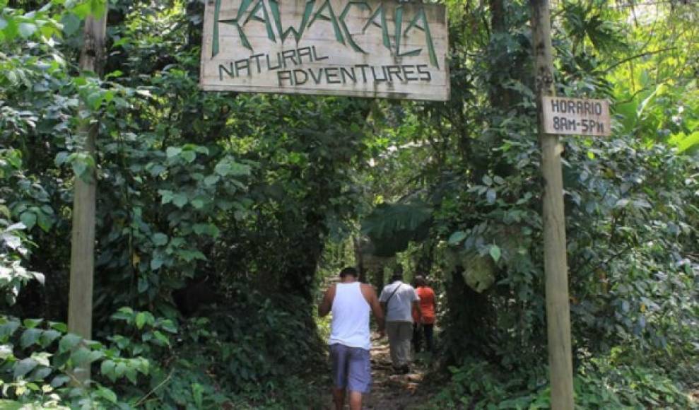Como en casi todos los destinos de Honduras, los visitantes pueden disfrutar de deportes extremos como el rafting de Rawacala.