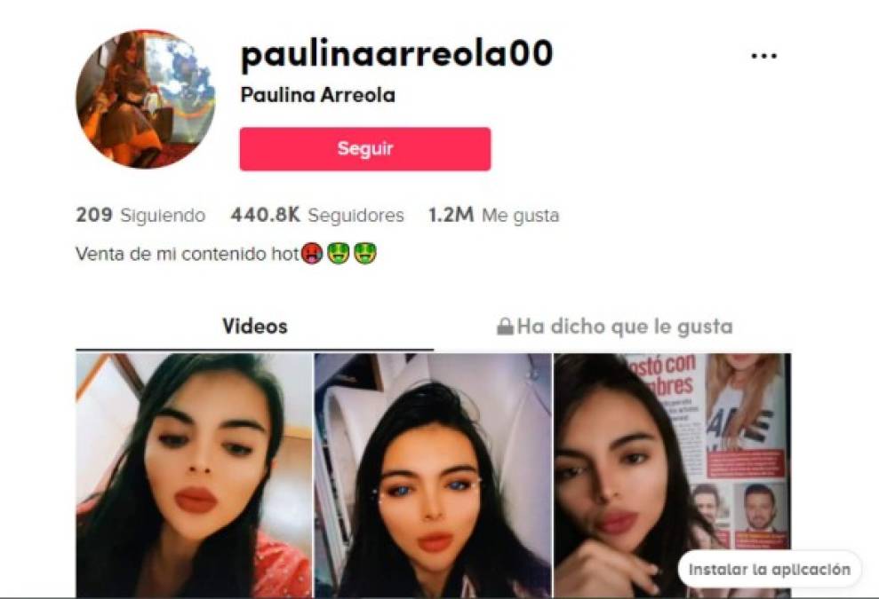 Su cuenta de TikTok ya superaba los 400 mil seguidores.